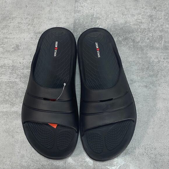 Deer Stags | Shoes | Deer Stags Black Ward Cushioned Slide 